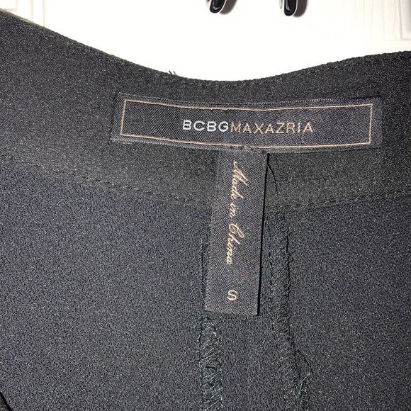 BCBG black pants with back split - Picture 2 of 5